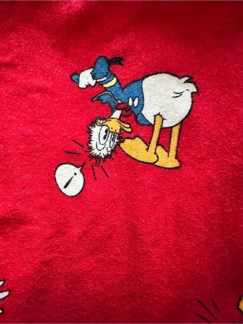 Disney Donald Duck Graphic Shorty Pajama Set - Picture 6 of 10
